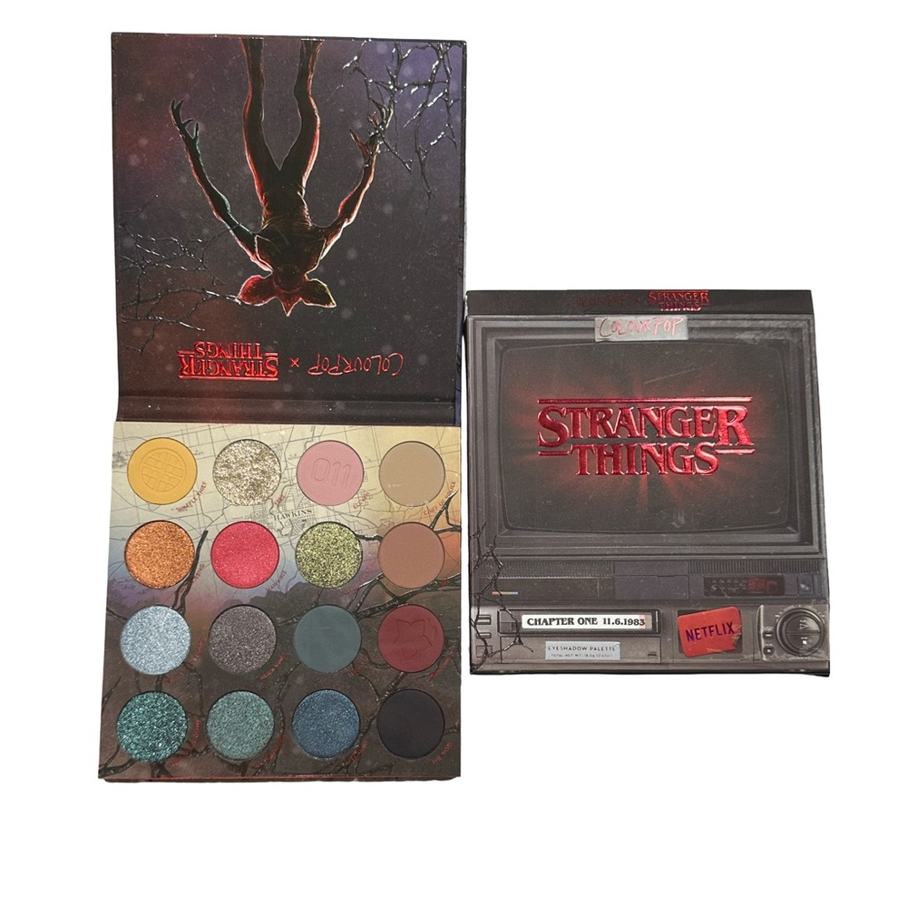 ColourPop x Stranger Things Eyeshadow Palette New In Box Limited Edition